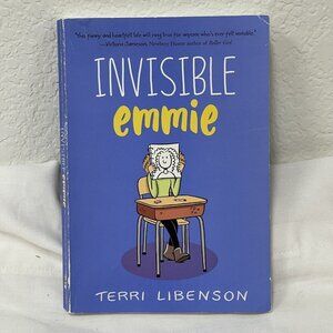 Invisible Emmie Paperback Libenson Terri Illustrated Graphic EUC Childrens Book